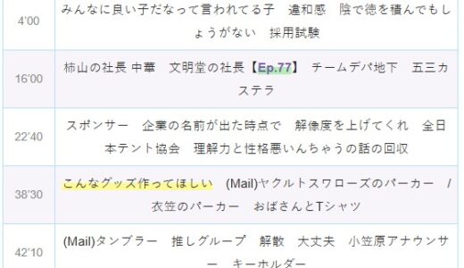 【Ep.81】OVER THE SUNタイムスタンプ＆リンク集【どちらの「側」であったとしても。】